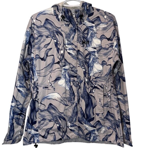 Helly Hansen grey/blue loke shell jacket size L - Picture 3 of 14